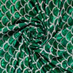 Lycra Fantasia Squamata Grande Verde