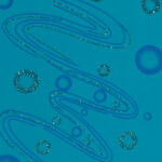 Lycra Fantasia Glitter Pianeta - Turchese - Glitter Turchese