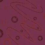 Lycra Fantasia Glitter Pianeta - Fucsia Scuro - Glitter Fucsia