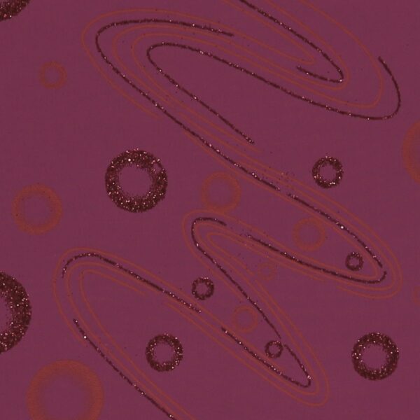 Lycra Fantasia Glitter Pianeta - Fucsia Scuro - Glitter Fucsia