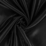 Tessuto Raso Al Metro - Colore Nero