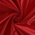 Tessuto Raso Al Metro - Colore Rosso