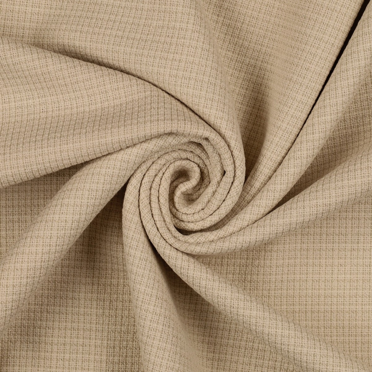 Tessuto Cotone Armaturato Kolibri Unito Beige