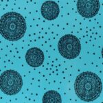 Lycra Fantasia Esfera Glitter - Disegno 3 - al Metro - Turchese Glitter Turchese