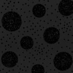 Lycra Fantasia Esfera Glitter - Disegno 3 - al Metro - Nero Glitter Nero