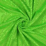 Lycra Fantasia Lux Verde Fluo Paillettes Multicolor