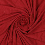 Lycra Fantasia Polvere di Stelle - al Metro - Rosso Glitter Rosso