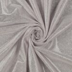 Velluto Polvere di Stelle Bianco glitter Argento