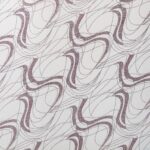 Lycra Fantasia Vortice Multi Glitter Bianco