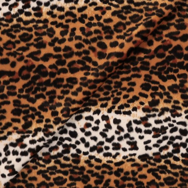 Tessuto Cavallino Stampato Animalier - al Metro - Leopardo