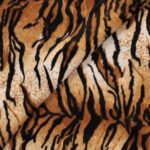 Tessuto Cavallino Stampato Animalier - al Metro - Tigre