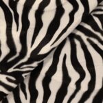 Tessuto Cavallino Stampato Animalier - al Metro - Zebra