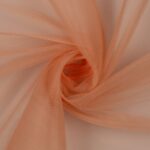 Tulle Sposa Mano Seta - Salmone