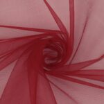 Tulle Sposa Mano Seta - Rosso India