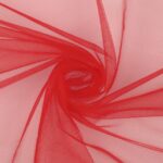 Tulle Sposa Mano Seta - Rosso