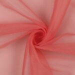 Tulle Sposa Mano Seta - Corallo