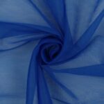 Tulle Sposa Mano Seta - Blu Cina