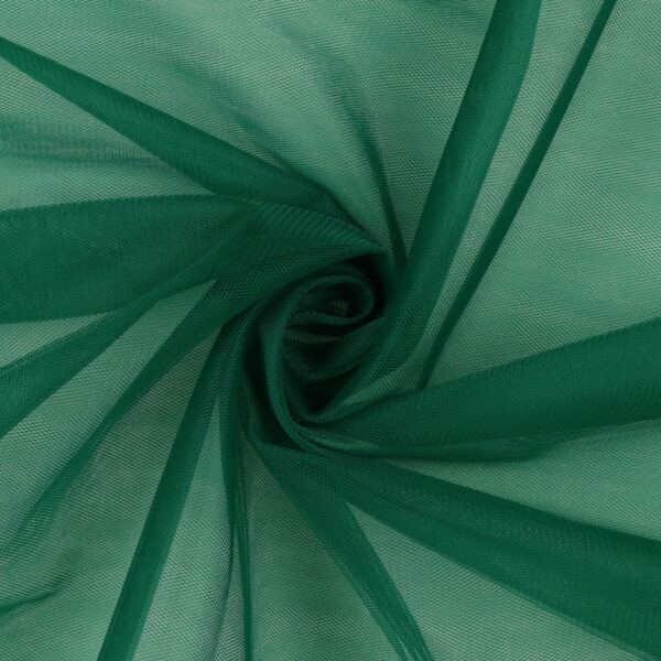 Tulle Sposa Mano Seta - Verde Inglese
