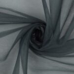Tulle Sposa Mano Seta - Grigio Scuro