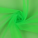 Tulle Sposa Mano Seta - Verde Fluo