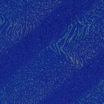 Lycra Fantasia Animalier Multi Glitter- al Metro - Blu Royal Glitter Argento / Blu / Azzurro