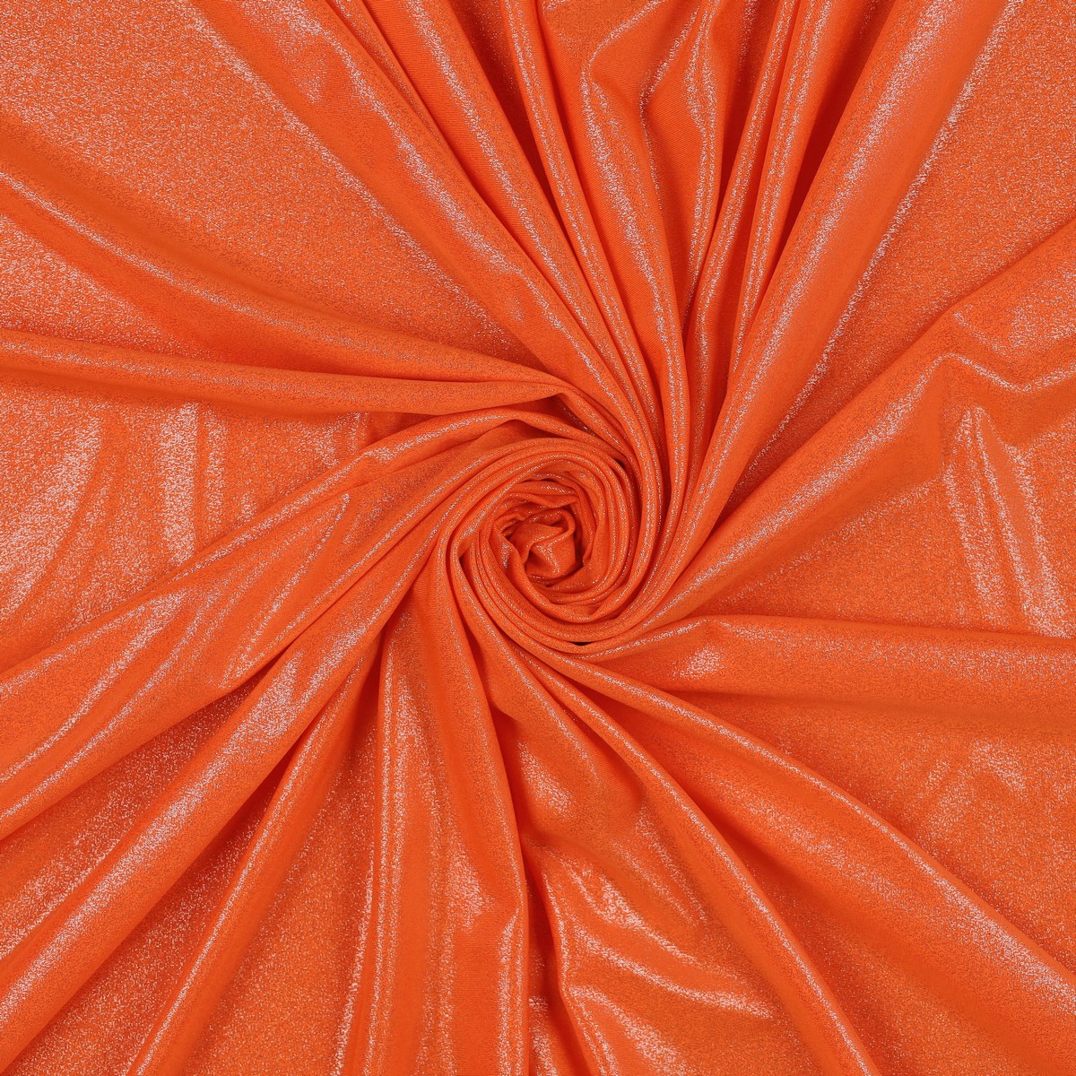Lycra Fantasia Effetto Acqua Arancio effetto argento