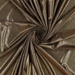 Lycra Fantasia Effetto Acqua Nero Effetto Oro