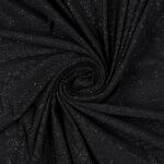 Lycra Fantasia Glitter Eurovision - al Metro - Nero Glitter Nero