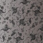 Lycra Fantasia Sfumata Glitter Dis. 1 - al Metro - Nero Glitter Argento
