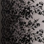 Lycra Fantasia Sfumata Glitter Dis. 2 - al Metro - Nero Glitter Nero