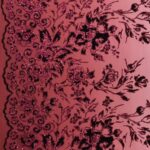 Lycra Fantasia Sfumata Glitter Dis. 2 - al Metro - Rosso India Glitter Rosso