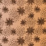 Lycra Fantasia Sfumata Glitter Dis. 3 - al Metro - Carne Glitter Oro