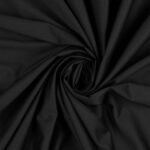 Raso di Cotone Rasatello - al Metro - Colore Nero