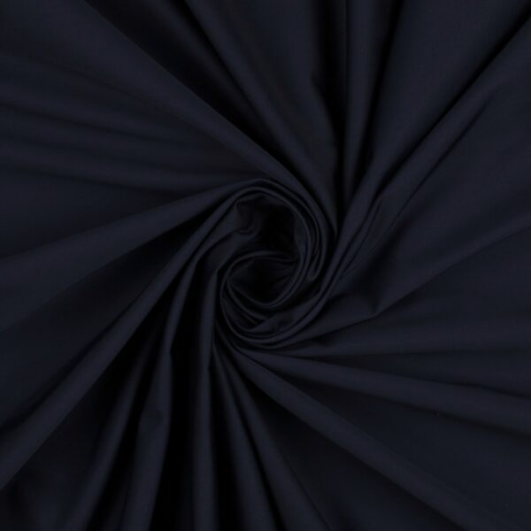Raso di Cotone Rasatello - al Metro - Colore Blu Navy