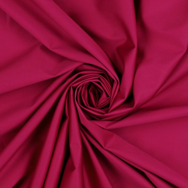 Raso di Cotone Rasatello - al Metro - Colore Fucsia
