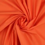 Raso di Cotone Rasatello - al Metro - Colore Arancio