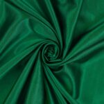 Tessuto Raso Elastico - al Metro - Verde Smeraldo