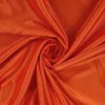 Tessuto Raso Elastico - al Metro - Arancio Fluo