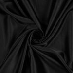 Tessuto Raso Elastico - al Metro - Nero