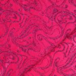 Velluto Bielastico Glitter Monocolore Onda - al Metro - Fucsia Glitter Viola