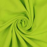Tessuto Maglina Bielastica di Cotone - al Metro - Verde Lime Scuro