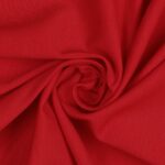 Tessuto Maglina Bielastica di Cotone - al Metro - Rosso