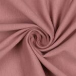 Tessuto Maglina Bielastica di Cotone Garzata - al Metro - Rosa Antico