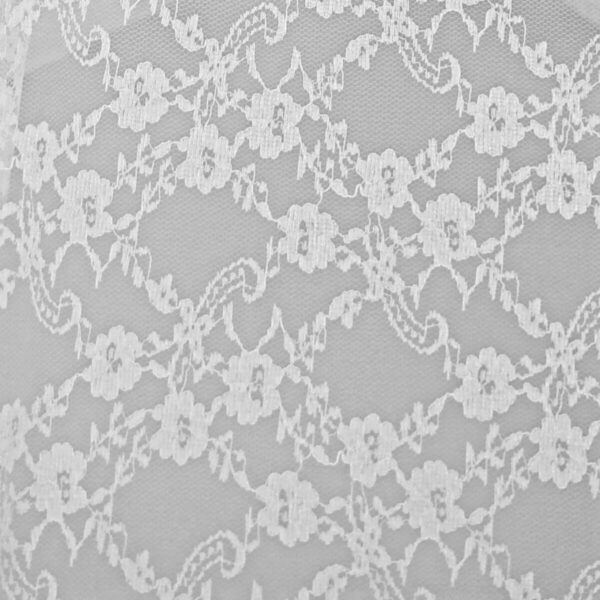 Tessuto Pizzo (Merletto) Comfort p.300 - al Metro - Bianco
