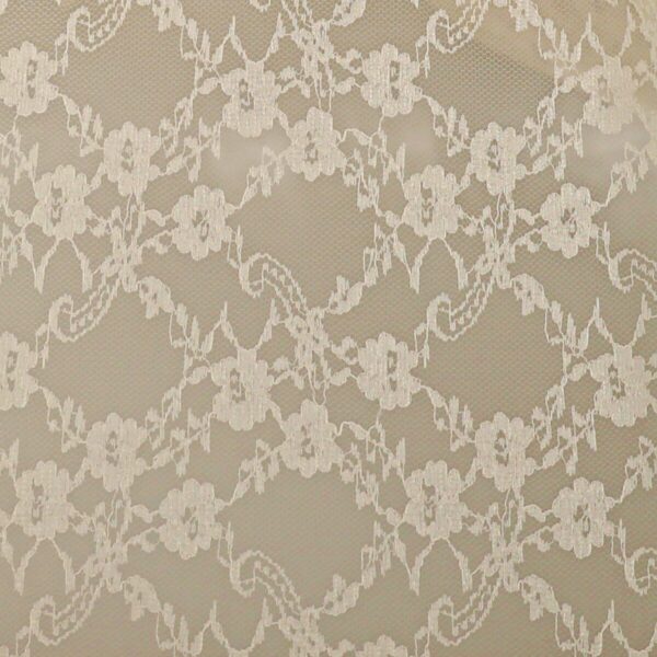 Tessuto Pizzo (Merletto) Comfort p.300 - al Metro - Panna