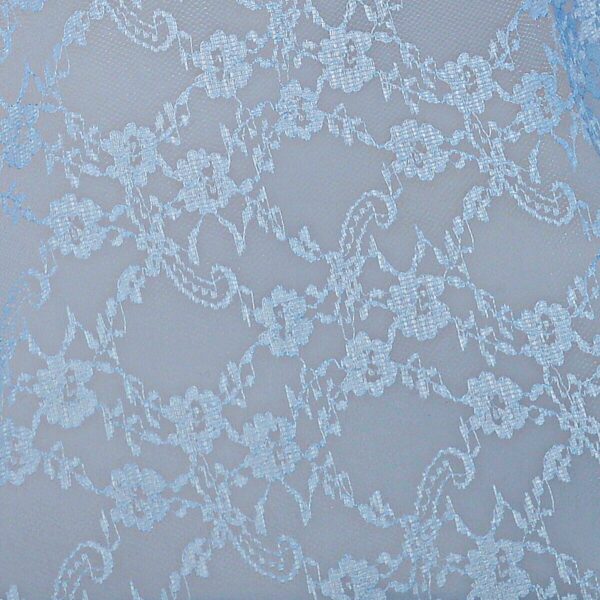 Tessuto Pizzo (Merletto) Comfort p.300 - al Metro - Celeste