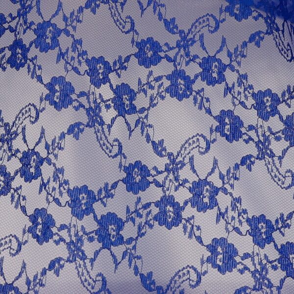 Tessuto Pizzo (Merletto) Comfort p.300 - al Metro - Blu Cina