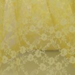 Tessuto Pizzo (Merletto) Comfort p.300 - al Metro - Giallo