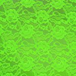 Tessuto Pizzo (Merletto) Comfort p.343 - al Metro - Verde Fluo