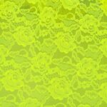 Tessuto Pizzo (Merletto) Comfort p.343 - al Metro - Giallo Fluo
